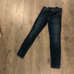 Mother The High Waist Looker in Here Kitty, Kitty